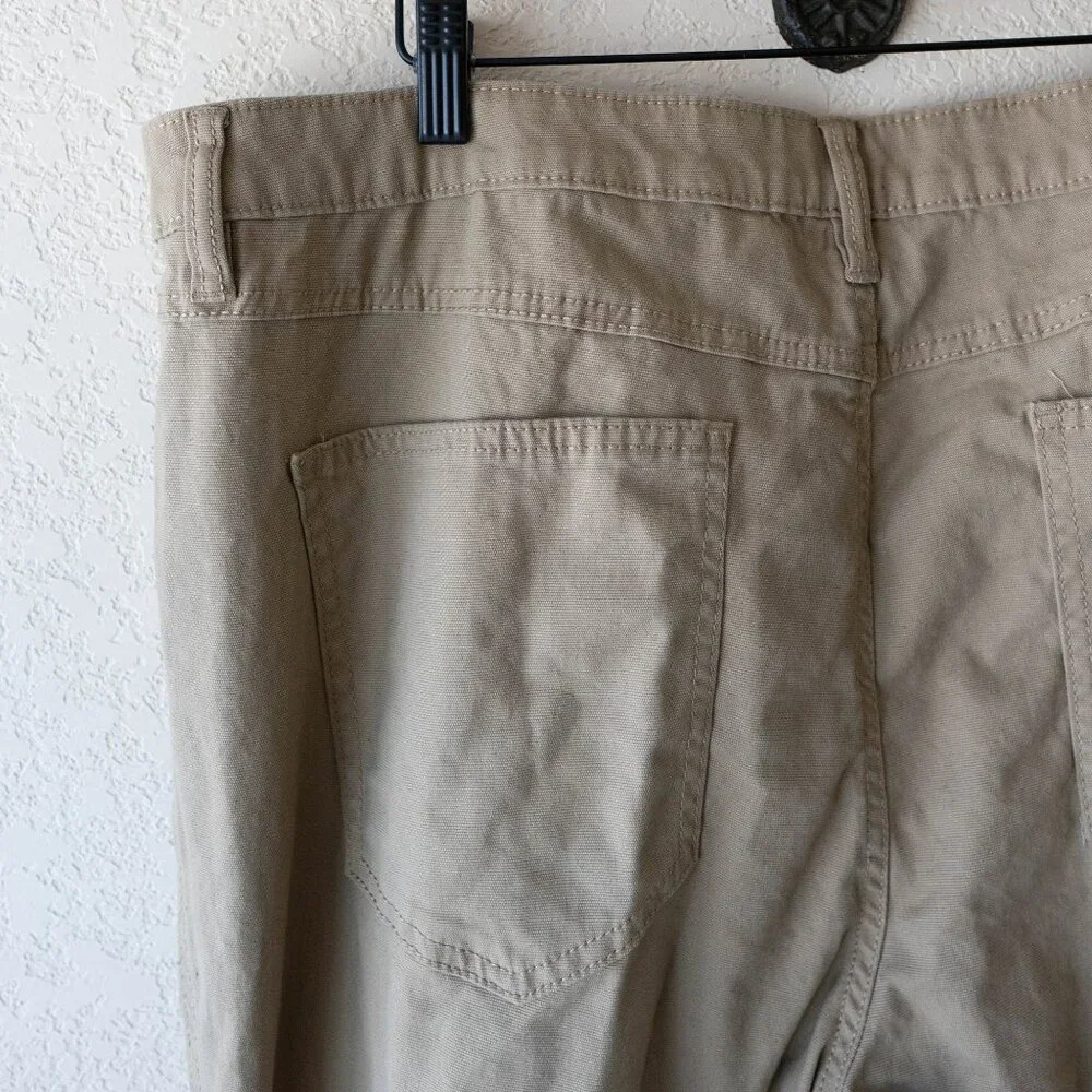 Magellan Men’s Khaki Pants 42W x 30L | Stain Release Stretch Cotton Workwear - Picture 9 of 10